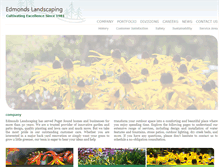 Tablet Screenshot of edmondslandscaping.com